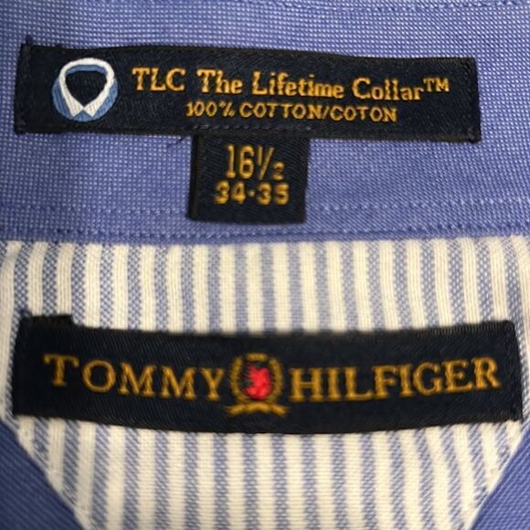 ‎Tommy Hilfiger Men’s Button Down Shirt Size 16.5 - Picture 10 of 10